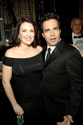 Megan Mullally and Mario Cantone