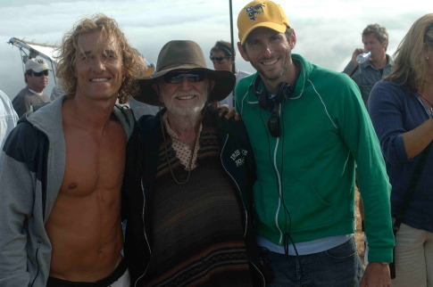 Still of Matthew McConaughey and Willie Nelson in Surfer, Dude (2008)