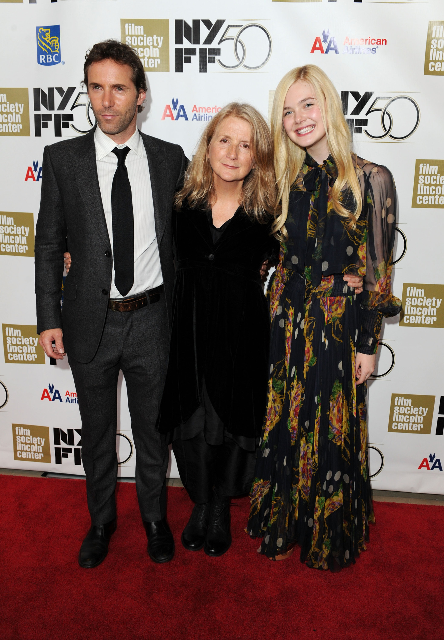 Alessandro Nivola, Sally Potter and Elle Fanning at event of Ginger & Rosa (2012)