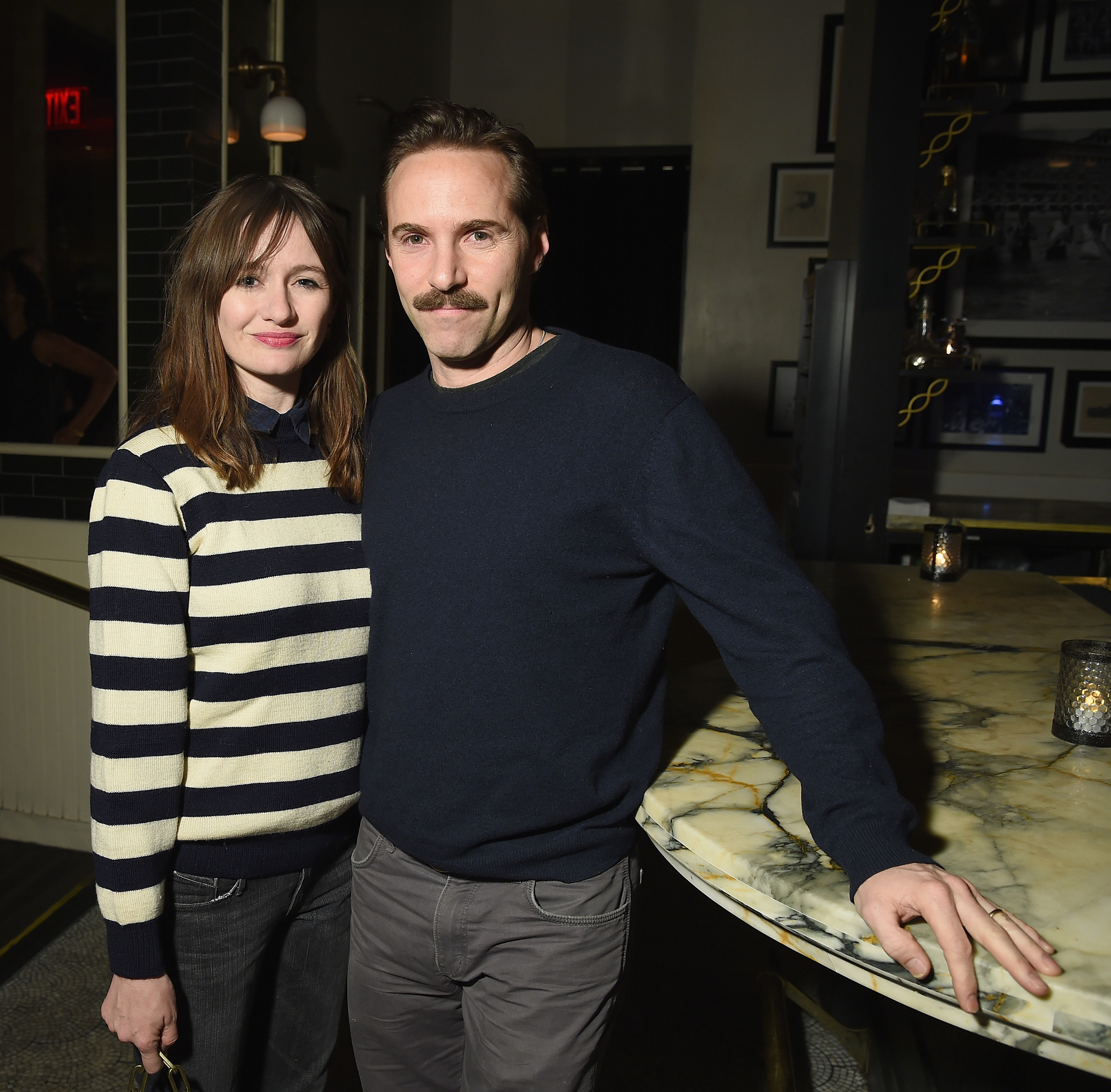 Alessandro Nivola and Emily Mortimer at event of While We're Young (2014)