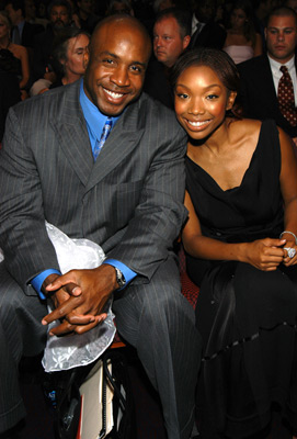 Brandy Norwood and Barry Bonds at event of ESPY Awards (2003)