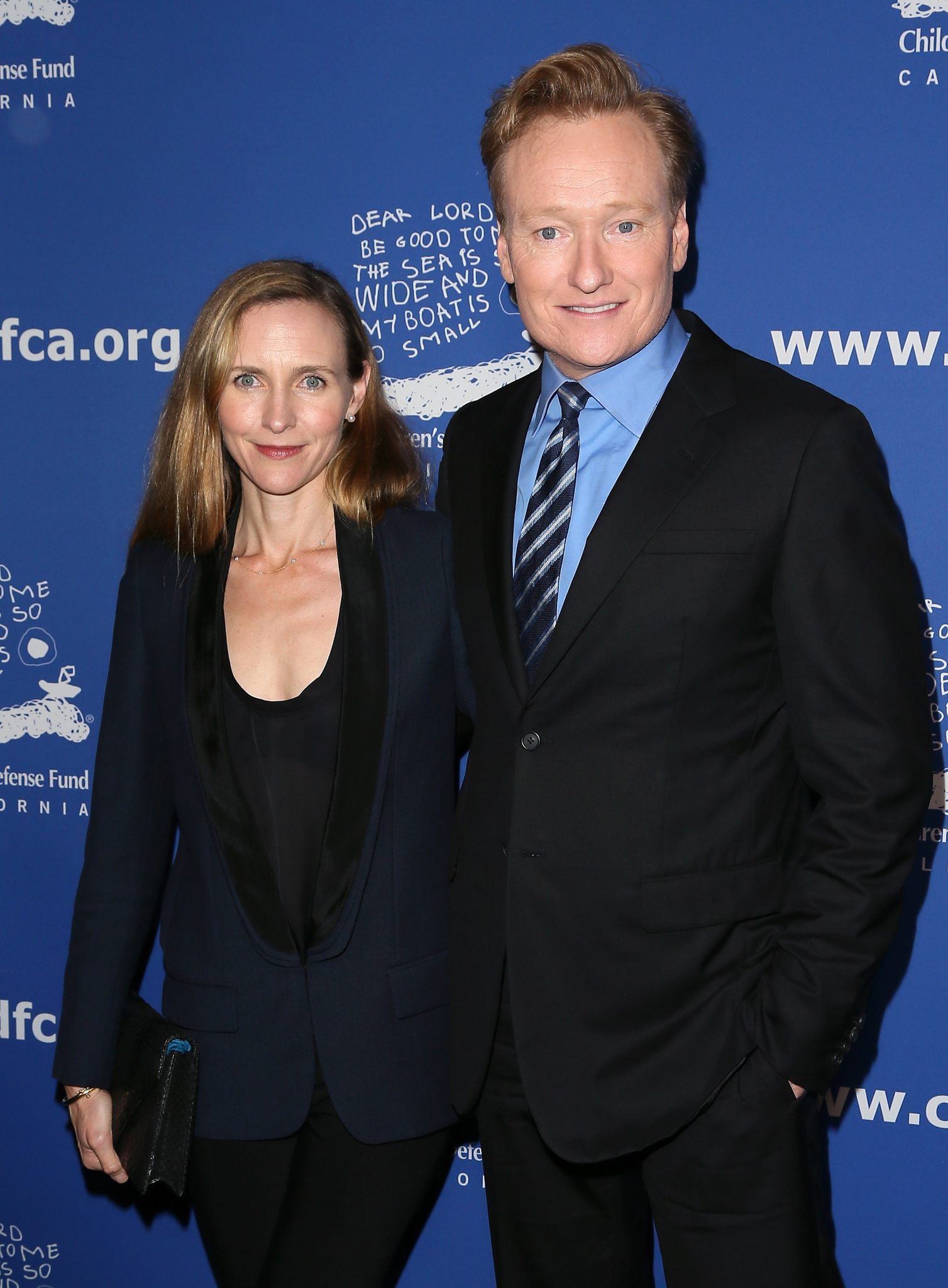 Conan O'Brien and Liza Powel O'Brien