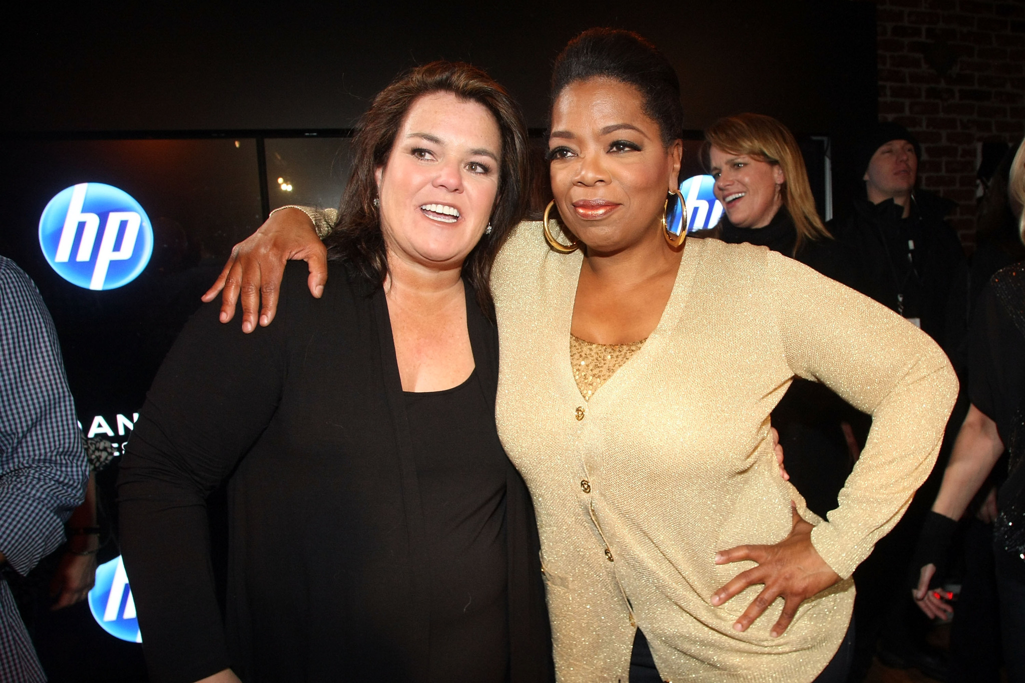Oprah Winfrey and Rosie O'Donnell