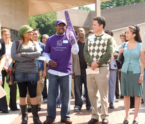 Still of Martin Lawrence, Donny Osmond, Raven-Symoné and Molly Ephraim in College Road Trip (2008)