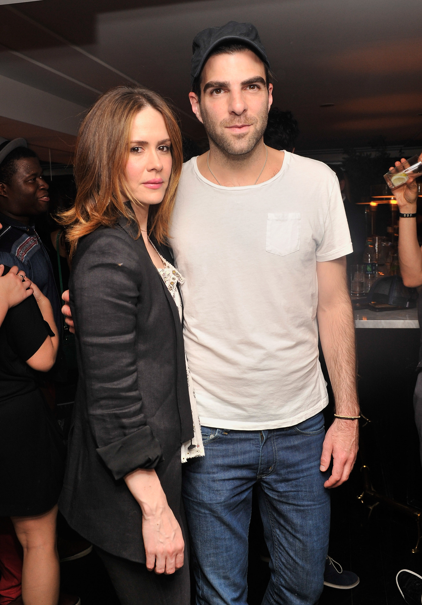 Sarah Paulson and Zachary Quinto at event of Shadow Dancer (2012)