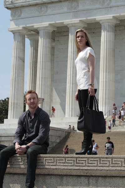 Still of Piper Perabo and Tony Curran in Covert Affairs (2010)