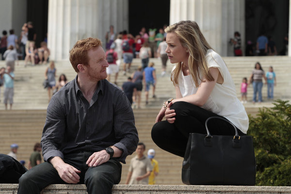 Still of Piper Perabo and Tony Curran in Covert Affairs (2010)