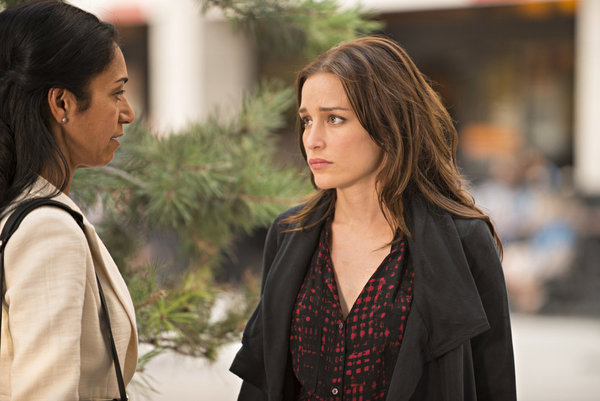 Still of Piper Perabo and Seeta Indrani in Covert Affairs (2010)