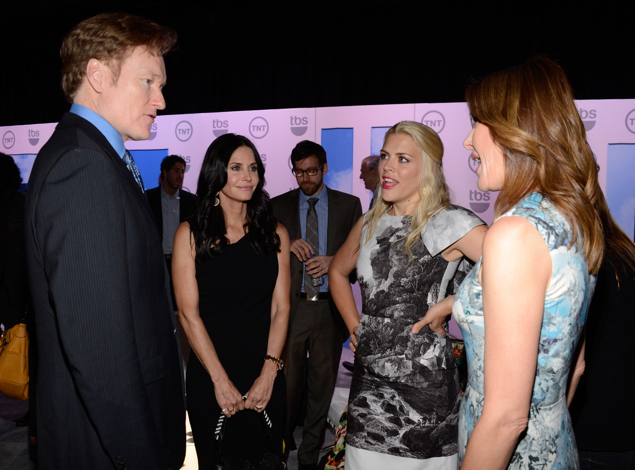 Courteney Cox, Conan O'Brien and Busy Philipps