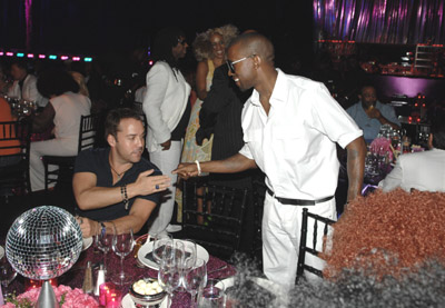 Jeremy Piven and Kanye West