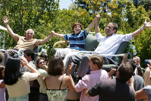 Still of Garry Marshall, Jeremy Piven and Daryl Sabara in Keeping Up with the Steins (2006)