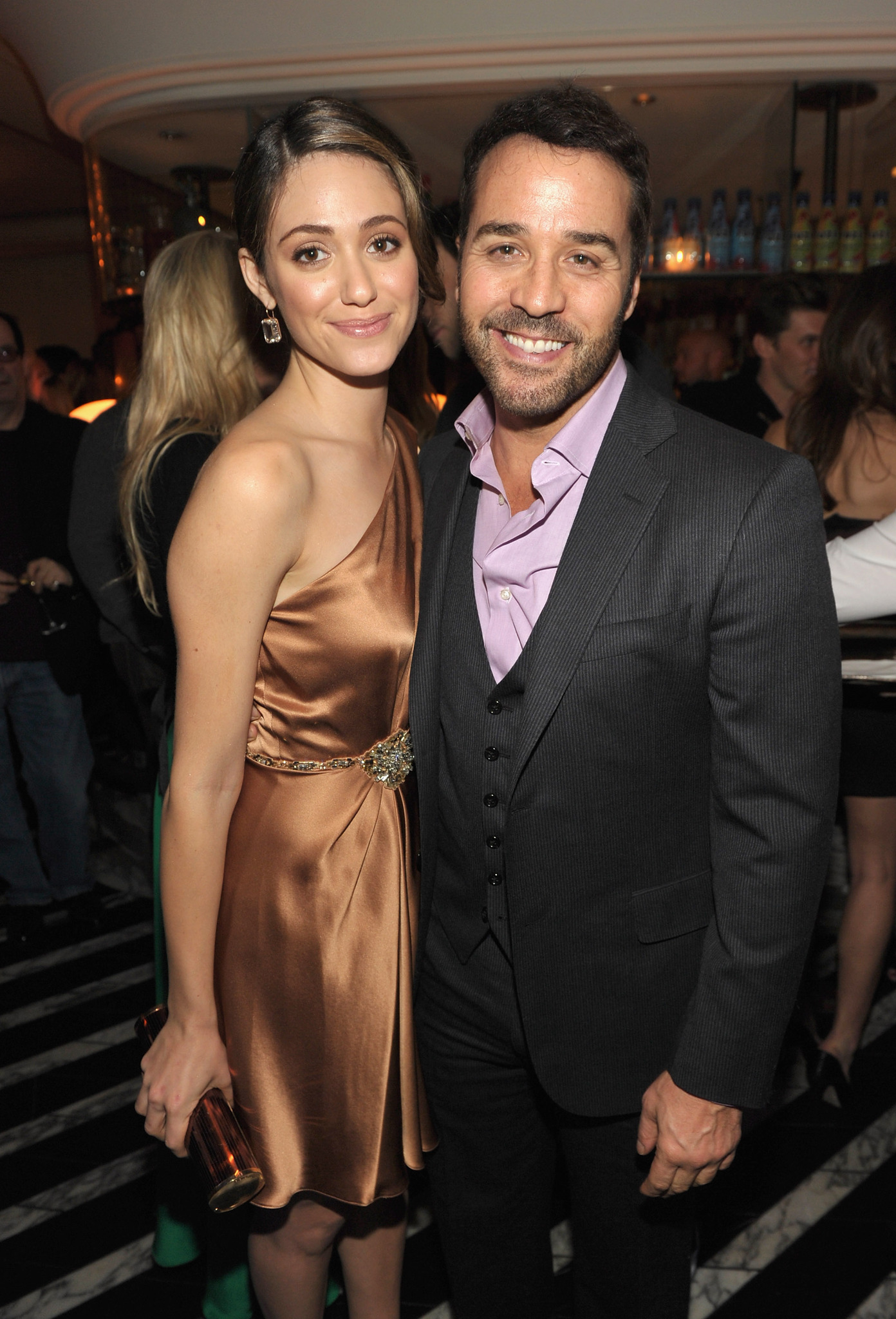 Emmy Rossum and Jeremy Piven