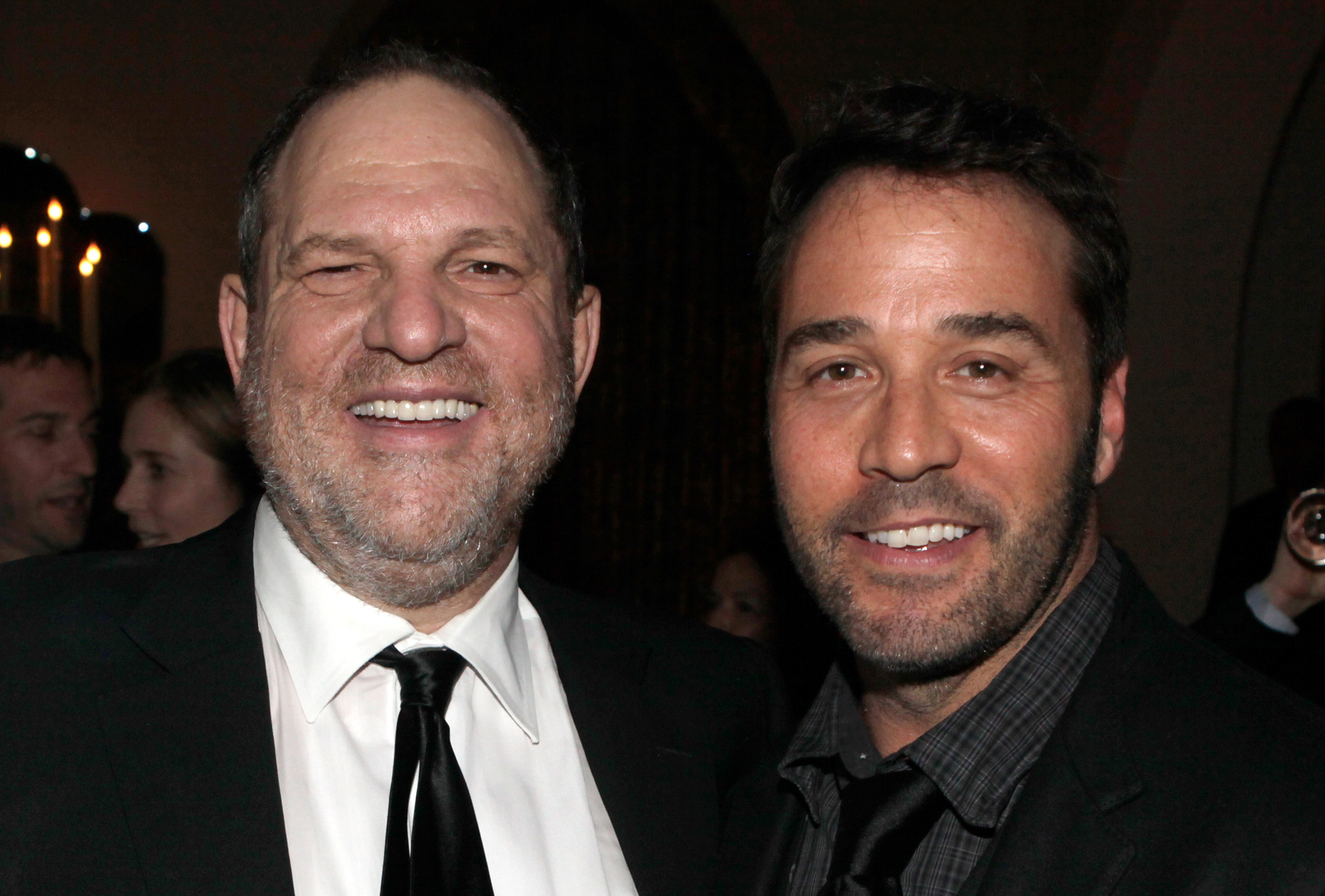 Jeremy Piven and Harvey Weinstein