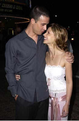 Sarah Michelle Gellar and Freddie Prinze Jr. at event of Summer Catch (2001)