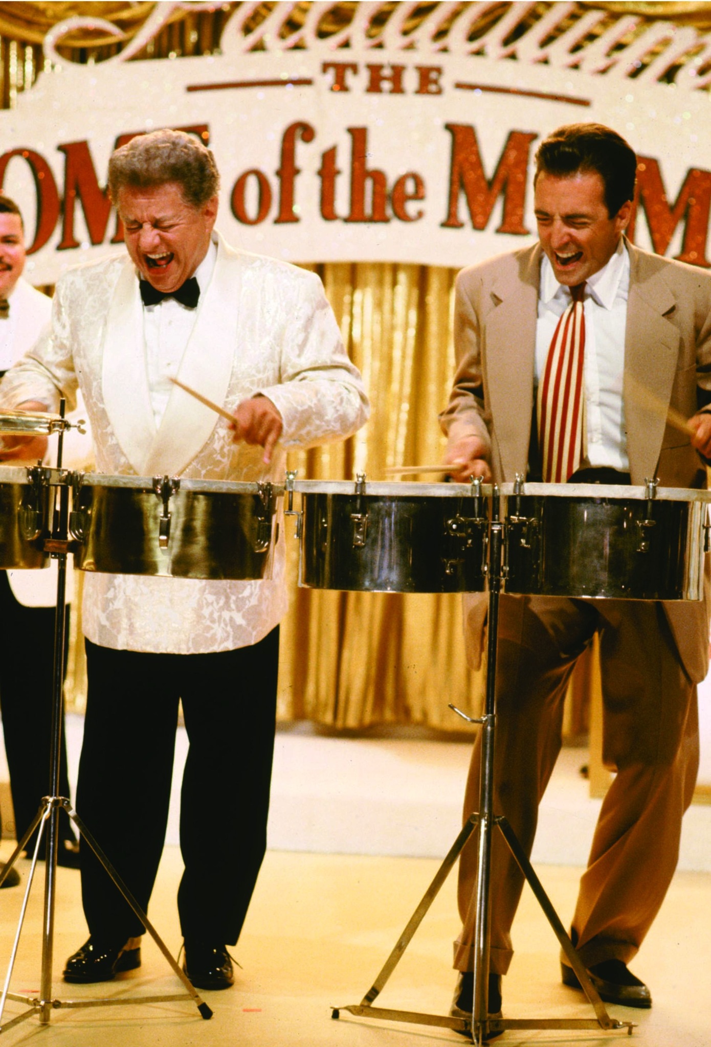Still of Armand Assante and Tito Puente in The Mambo Kings (1992)
