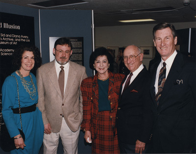 Linda Mehr, Robert Cushman, Diana Avery, Sid Avery, Robert Rehme circa 1995