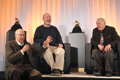 Mel Brooks, Carl Reiner and Larry Miller