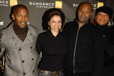 Queen Latifah, Jamie Foxx, Gloria Reuben and Nelson George at event of Life Support (2007)