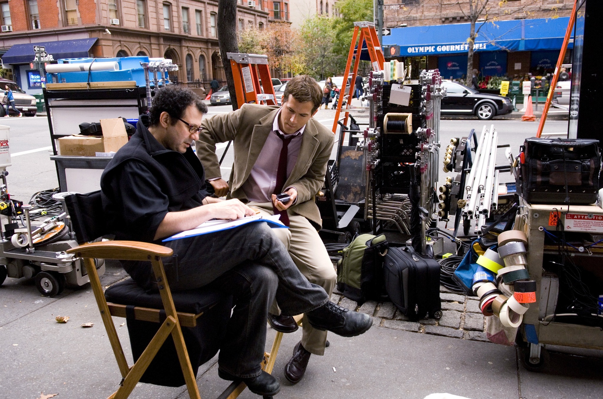 Still of Ryan Reynolds and Adam Brooks in Definitely, Maybe (2008)