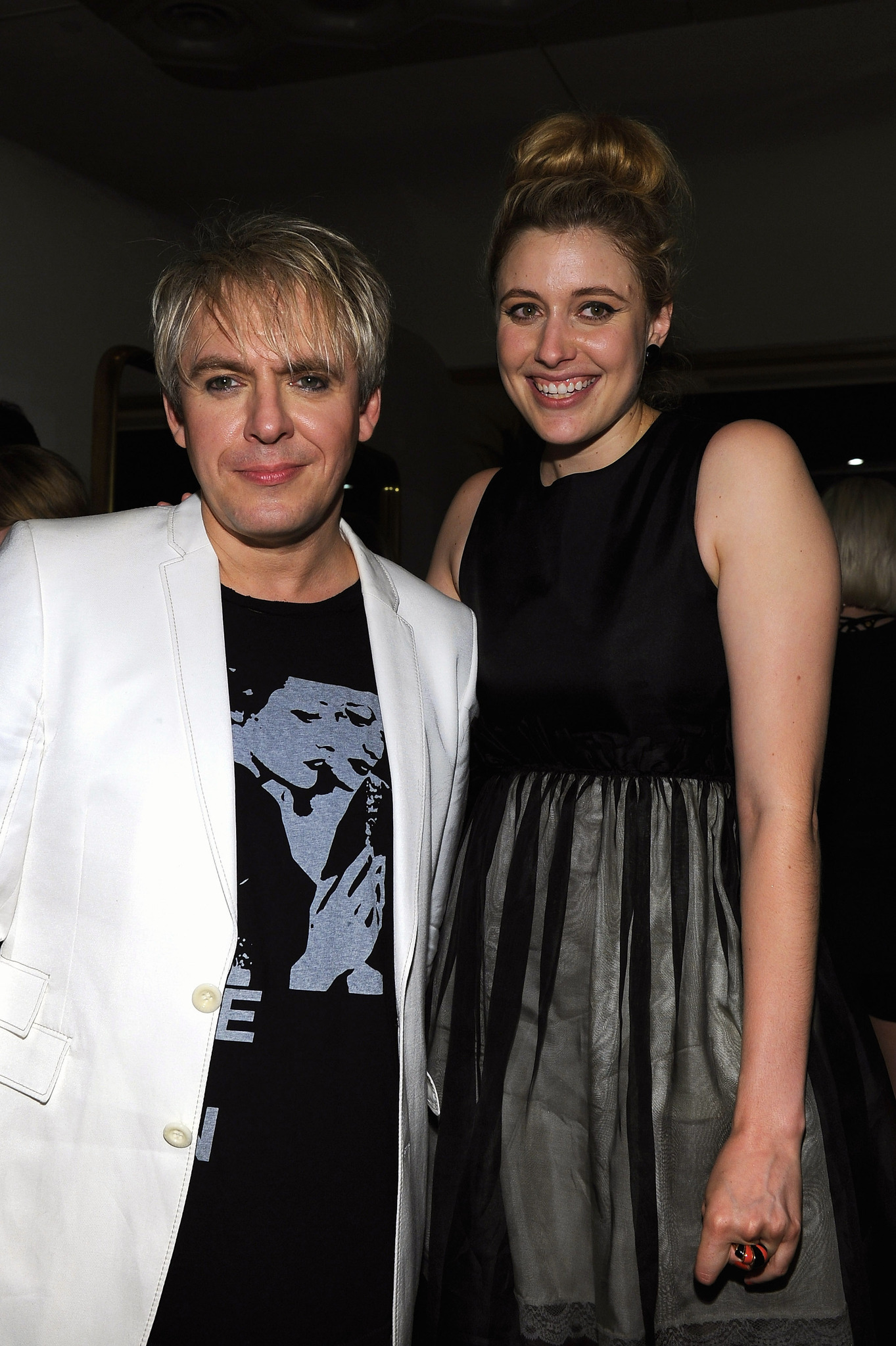 Nick Rhodes and Greta Gerwig at event of I Roma su meile (2012)