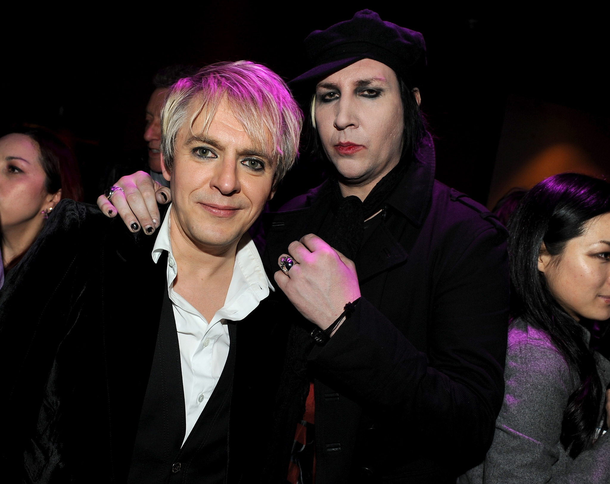 Marilyn Manson and Nick Rhodes