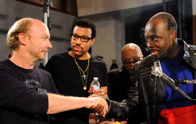 Lionel Richie, Paul Haggis and Wyclef Jean