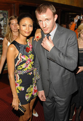 Guy Ritchie and Thandie Newton at event of RocknRolla (2008)