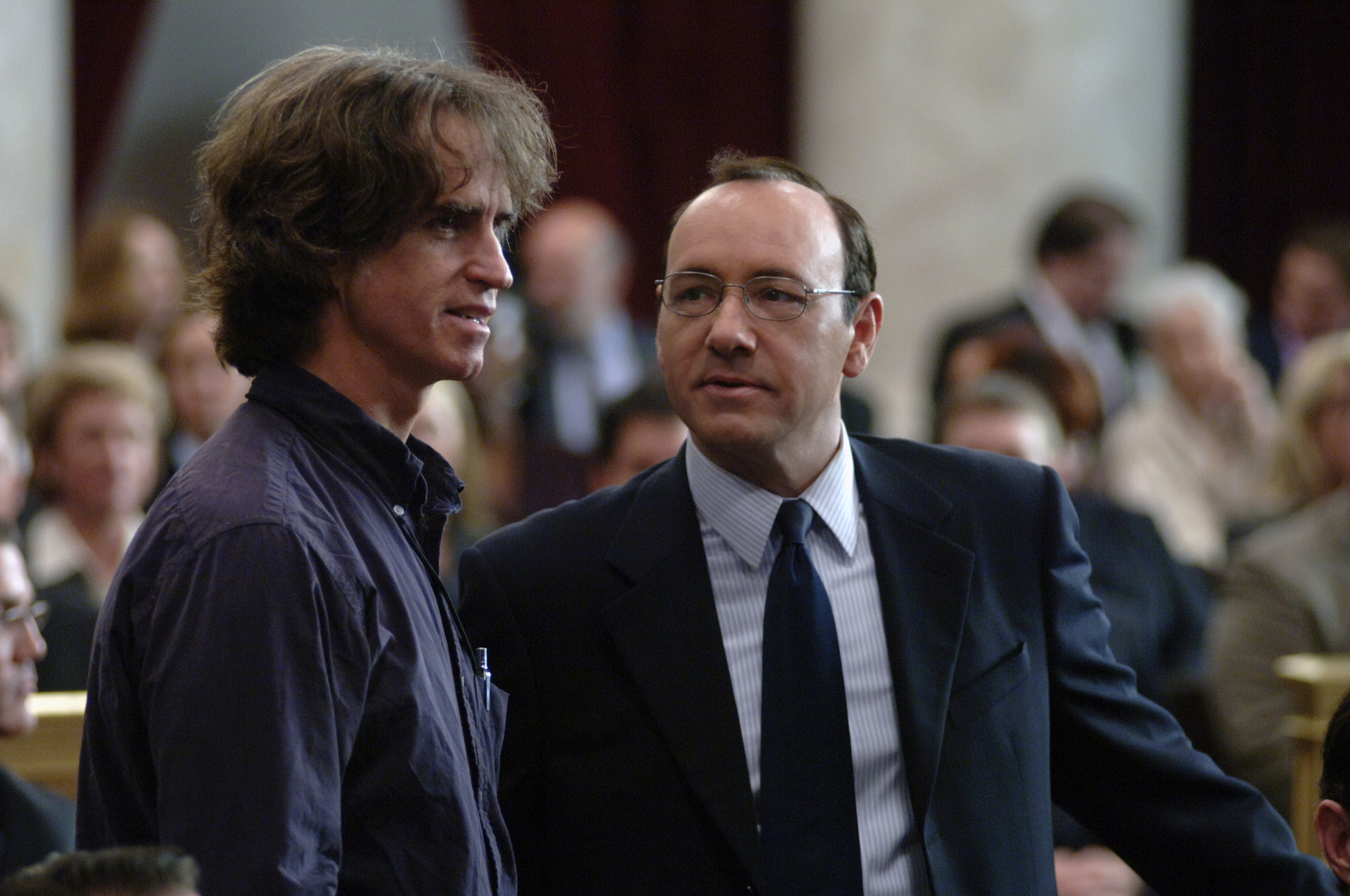 Still of Kevin Spacey and Jay Roach in Recount (2008)