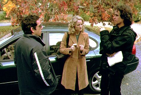 Director Jay Roach with Teri Polo and Ben Stiller