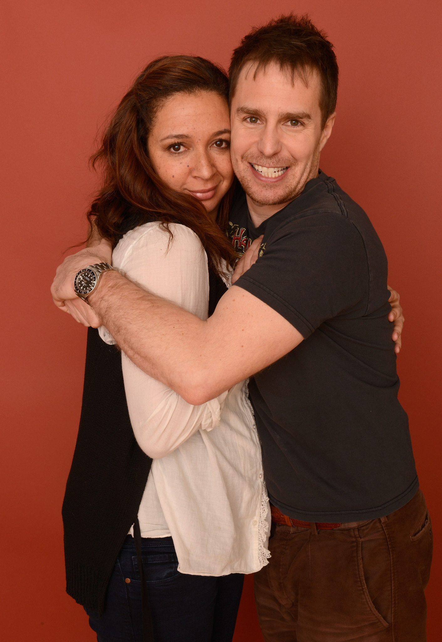 Sam Rockwell and Maya Rudolph at event of The Way Way Back (2013)