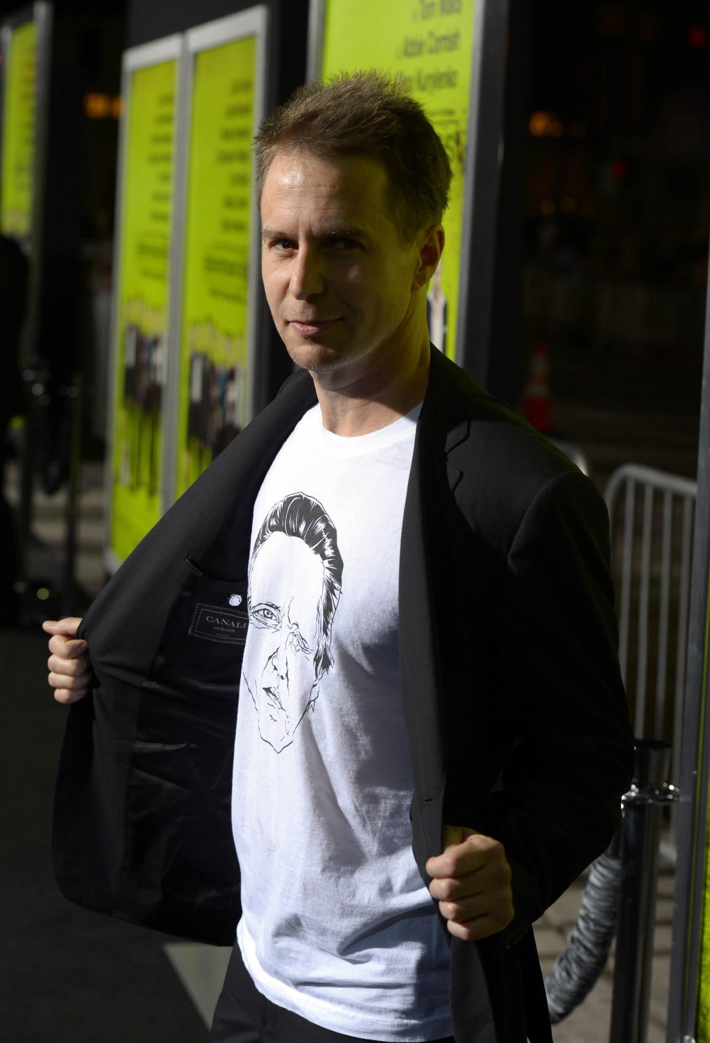 Sam Rockwell at event of Septyni psichopatai (2012)
