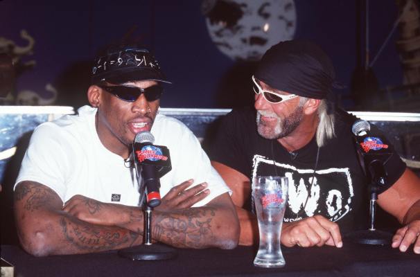 Hulk Hogan and Dennis Rodman