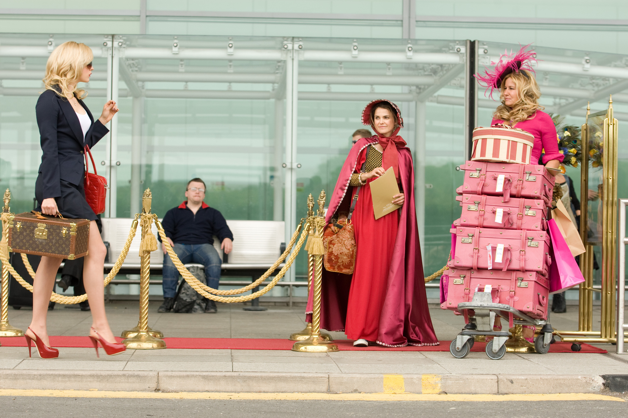 Still of Keri Russell, Jennifer Coolidge and Georgia King in Austenland (2013)