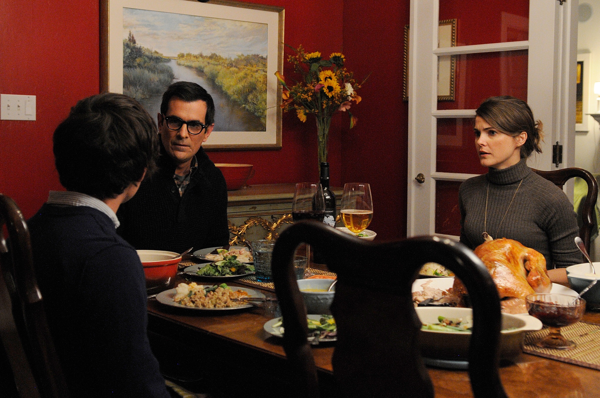 Still of Keri Russell and Ty Burrell in Goats (2012)
