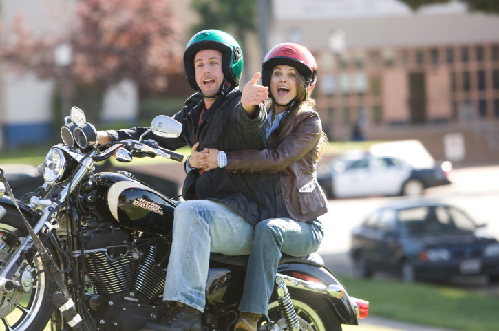 Still of Adam Sandler and Keri Russell in Bedtime Stories (2008)