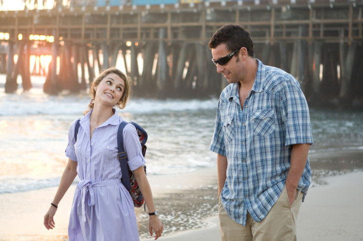 Still of Adam Sandler and Keri Russell in Bedtime Stories (2008)