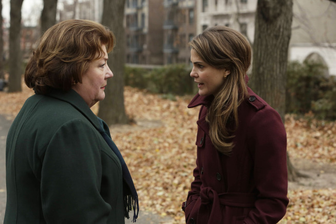 Still of Keri Russell and Margo Martindale in The Americans (2013)