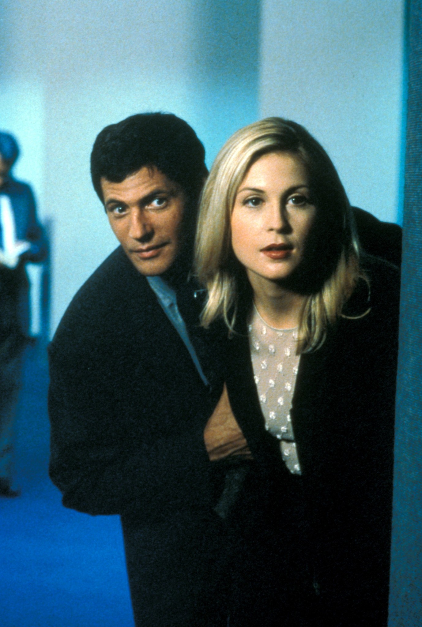 Still of Kelly Rutherford and Thomas Calabro in Melrouzas (1992)