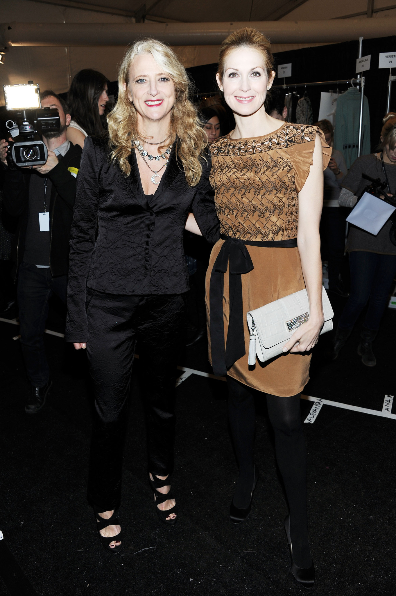 Kelly Rutherford and Nanette Lepore