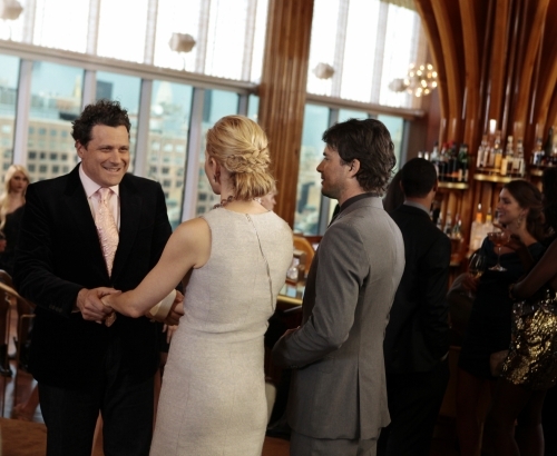 Still of Kelly Rutherford and Isaac Mizrahi in Liezuvautoja (2007)