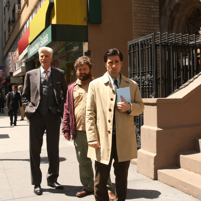 Still of Ted Danson, Jason Schwartzman and Zach Galifianakis in Bored to Death (2009)