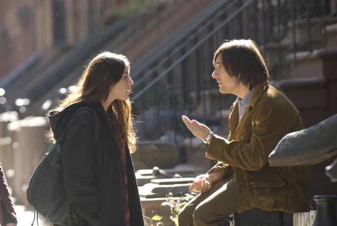 Still of Jason Schwartzman and Olivia Thirlby in Bored to Death (2009)