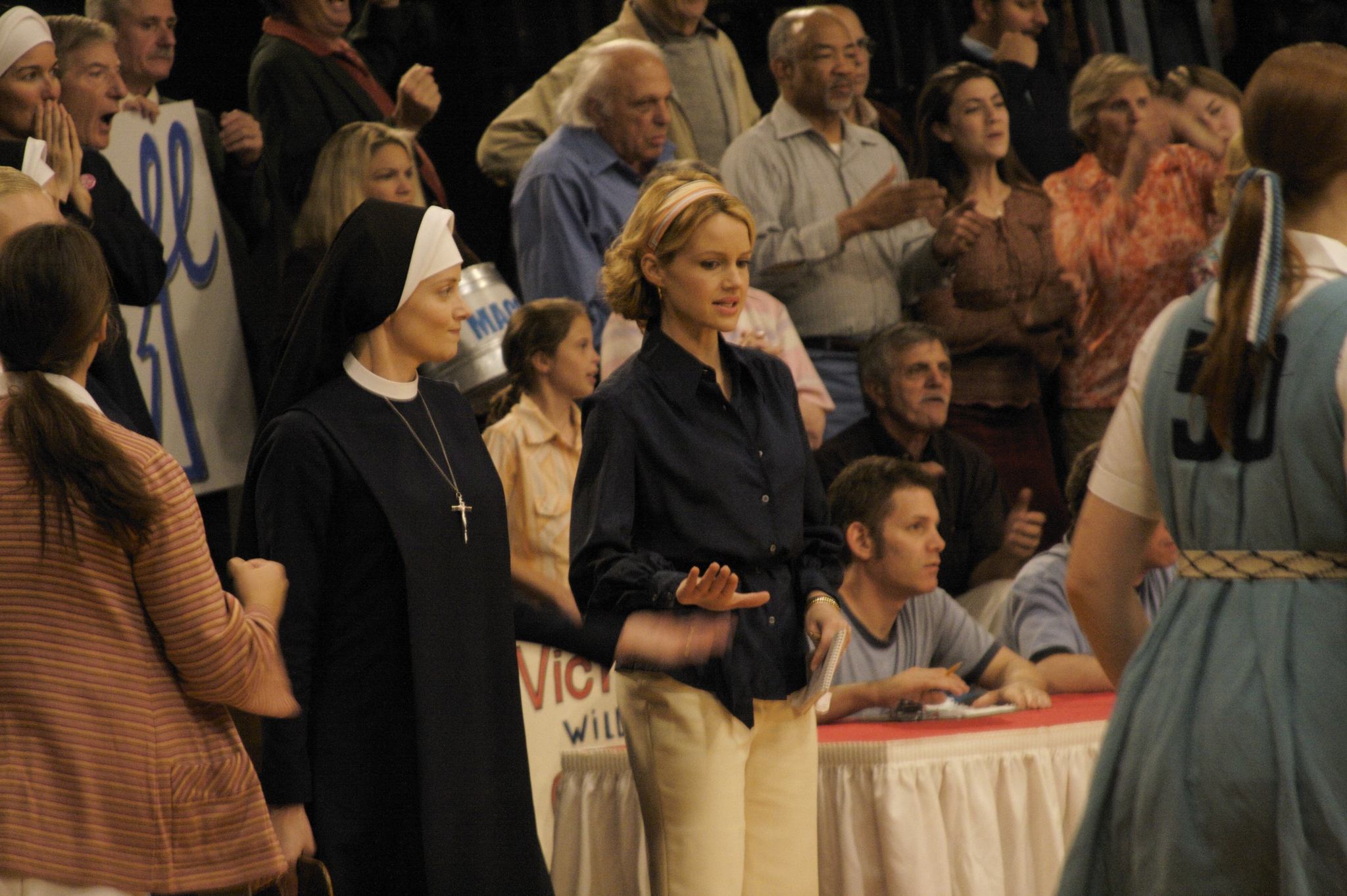 Still of Carla Gugino and Marley Shelton in The Mighty Macs (2009)