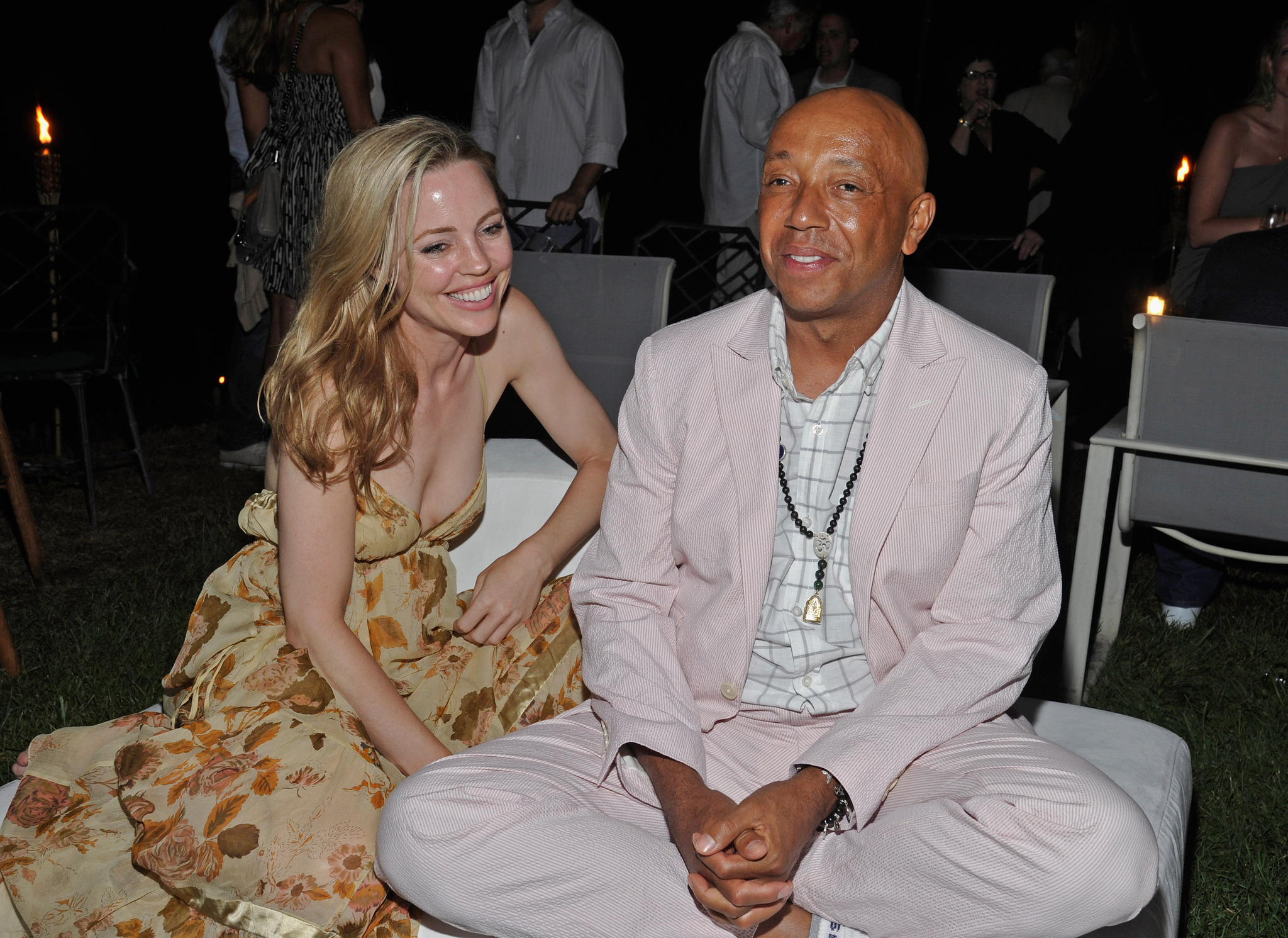 Russell Simmons and Melissa George