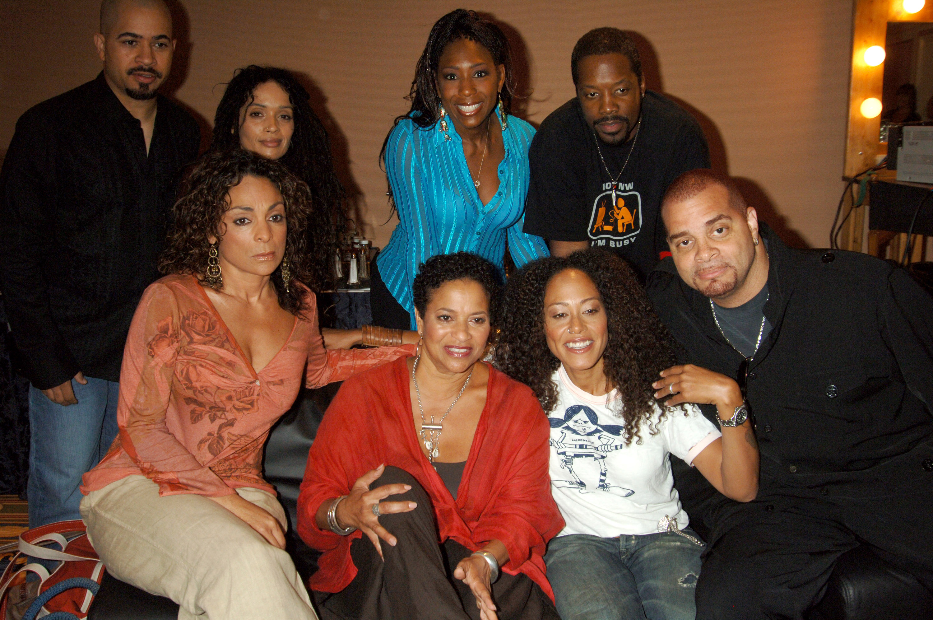 Still of Debbie Allen, Lisa Bonet, Jasmine Guy, Sinbad, Darryl M. Bell, Kadeem Hardison, Dawnn Lewis and Cree Summer in A Different World (1987)