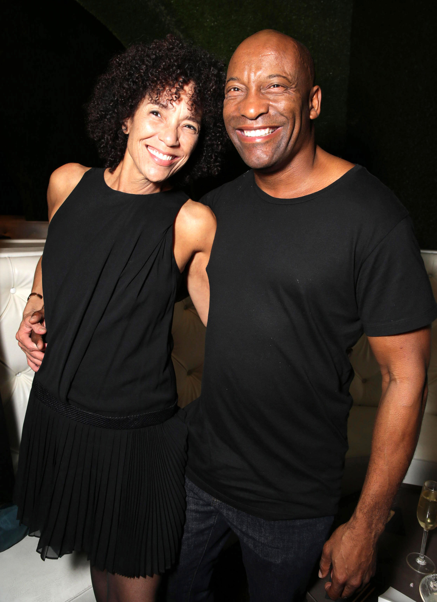 John Singleton and Stephanie Allain at event of Beyond the Lights (2014)