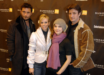 Keri Russell, Jeremy Sisto, Nathan Fillion and Cheryl Hines at event of Waitress (2007)