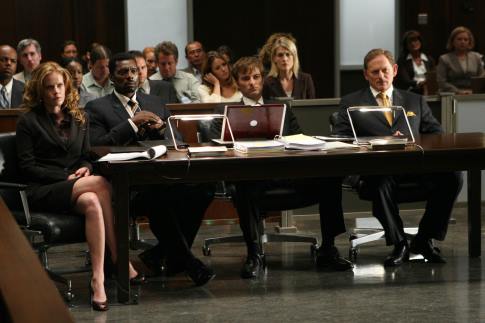 Still of Victor Garber, Kerr Smith, Eamonn Walker and Rebecca Mader in Justice (2006)