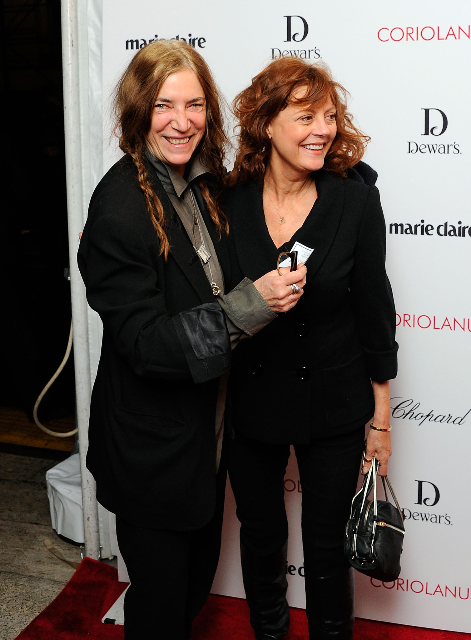 Susan Sarandon and Patti Smith at event of Koriolanas (2011)