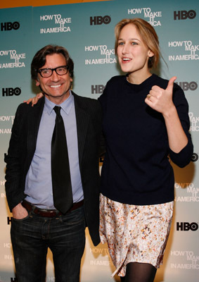 Griffin Dunne and Leelee Sobieski at event of How to Make It in America (2010)